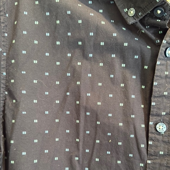 Denim & Flower  Men's Navy Blue Polka Dot Shirt - Picture 2 of 6